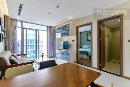 5 Bán căn hộ Vinhomes Central Park 1PN, tháp Park 7, đầy đủ nội thất, view hồ bơi và mé sông
