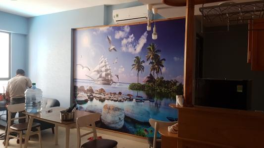 Phòng khách Masteri Thảo Điền Quận 2 Căn hộ tầng trung Masteri Thảo Điền ban công hướng Đông Bắc.