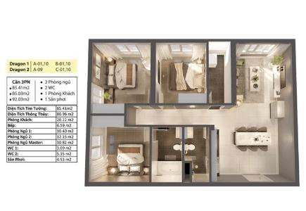 Mặt bằng Căn hộ Topaz Elite quận 8 Căn hộ Topaz Elite thiết kế hiện đại, view thoáng mát