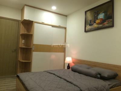 Phòng ngủ căn hộ Riva Park Căn hộ Riva Park tầng trung đầy đủ nội thất, màu sắc trung tính.