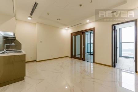 Bán căn hộ Vinhomes Central Park 1PN, tháp Landmark 81, diện tích 48m2, nội thất cơ bản, ban công thông thoáng