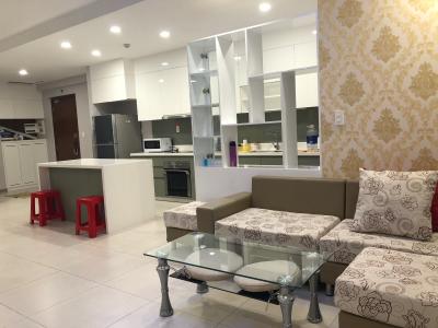 Phòng khách The Gold View, Quận 4 Căn hộ The Gold View view sông thoáng mát, nội thất sang trọng.