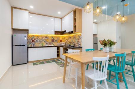 Bếp căn hộ The Sun Avenue Căn hộ The Sun Avenue nội thất hiện đại, view thành phố sầm uất.