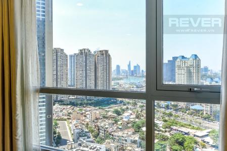 view căn hộ VINHOMES CENTRAL PARK Cho thuê căn hộ Vinhomes Central Park 2PN, tháp Landmark 3, đầy đủ nội thất, view thành phố