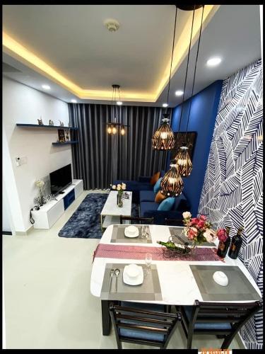 Phòng khách Căn hộ Sunrise Riverside Bán căn hộ Sunrise Riverside tầng trung, diện tích 70.18m2 - 2 phòng ngủ, đầy đủ nội thất đồng bộ