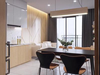 Căn hộ River Panorama, Quận 7 Căn hộ River Panorama tầng trung, hướng Đông Bắc.