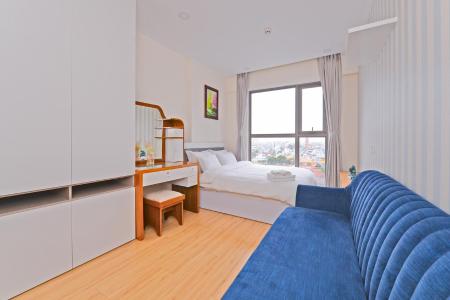 Phòng ngủ Masteri Millennium Quận 4 Căn hộ Masteri Millennium ban công thoáng mát, đầy đủ nội thất.