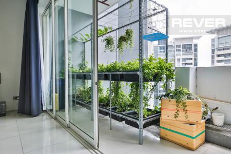 Ban Công Căn hộ The Estella Residence tầng cao 3A, 3 phòng ngủ, đầy đủ nội thất