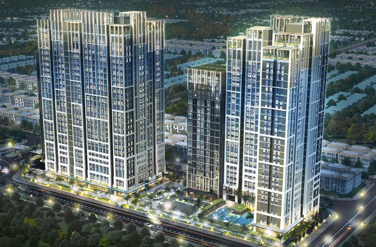 Phối cảnh khu căn hộ CITIALTO Bán căn hộ CitiAlto 2PN, tầng 15, đầy đủ nội thất, chưa bàn giao