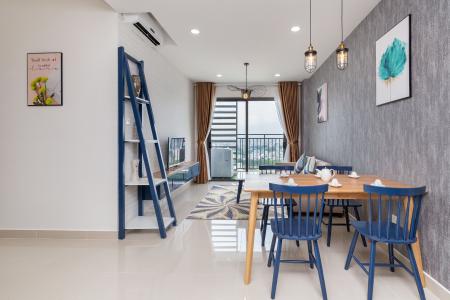 Phòng khách căn hộ The Sun Avenue Căn hộ The Sun Avenue tầng trung, view thành phố nhộn nhịp.