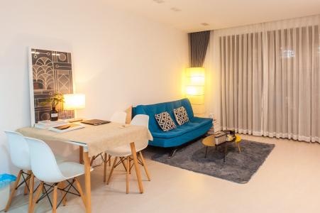 can-ho-THE-GOLD-VIEW Bán căn hộ The Gold View 1PN, tầng trung, đầy đủ nội thất, hướng cửa Tây Nam