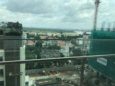 view cảnh căn hộ Gateway Thảo Điền Căn hộ Gateway Thảo Điền tầng trung, view thành phố sầm uất.