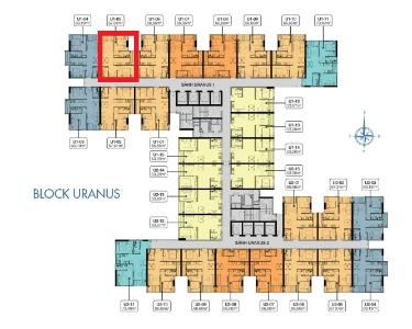 Mặt bằng căn hộ Q7 Saigon Riverside Bán căn hộ tầng trung Q7 Saigon Riverisde hướng Bắc nhìn về nội khu.