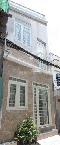 Mặt tiền nhà Phú Mỹ, Bình Thạnh Nhà phố Bình Thạnh nội thất cơ bản còn mới, hướng Đông.