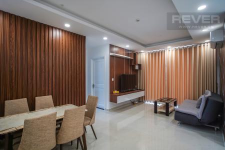 Phòng khách căn hộ Saigon Mia Cho thuê căn hộ Saigon Mia 2PN, tầng trung, diện tích 70m2, đầy đủ nội thất