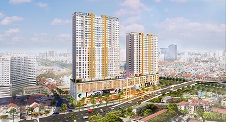 RiverGate Residence, Quận 4 Căn hộ RiverGate Residence view thành phố, nội thất tiện nghi.