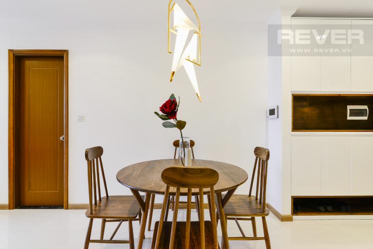 Phòng ăn Căn hộ Vinhomes Central Park tầng cao L2, 1 phòng ngủ, đầy đủ nội thất