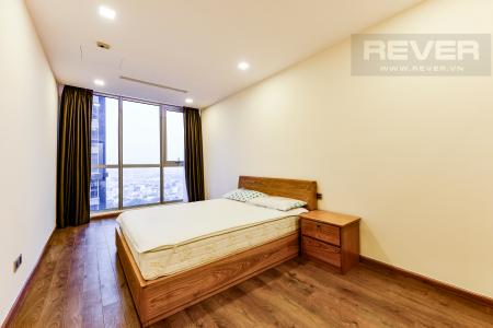 Phòng Ngủ 1 Căn hộ Vinhomes Central Park tầng cao Park 6 rộng rãi, thoáng mát, view sông
