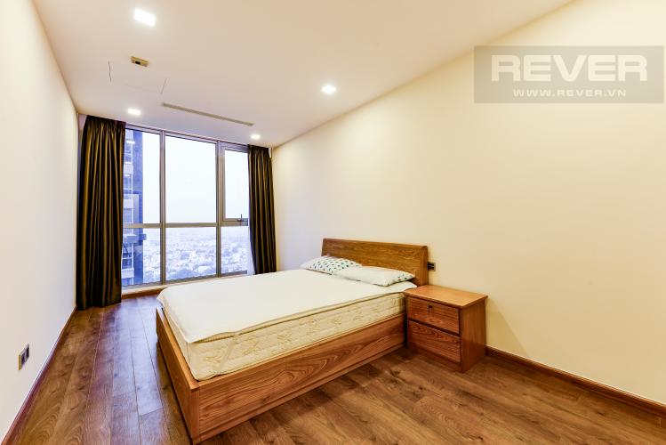 Phòng Ngủ 1 Căn hộ Vinhomes Central Park tầng cao Park 6 rộng rãi, thoáng mát, view sông