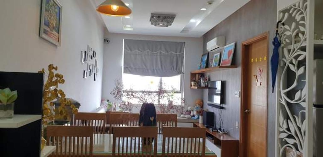 Phòng khách căn hộ The CBD Premium Home Bán căn hộ The CBD Premium Home, view thành phố, 2 phòng ngủ, diện tích 60.1m2, đầy đủ nội thất, giá có thể thỏa thuận.