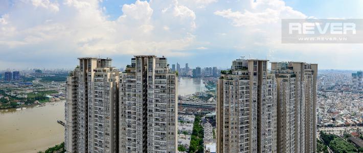 view Căn hộ Vinhomes Central Park tầng cao Central 2 view sông