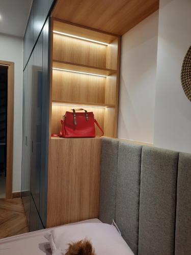 Nội thất SSR  Căn hộ Saigon South Residence, ban công hướng Nam, đầy đủ nội thất