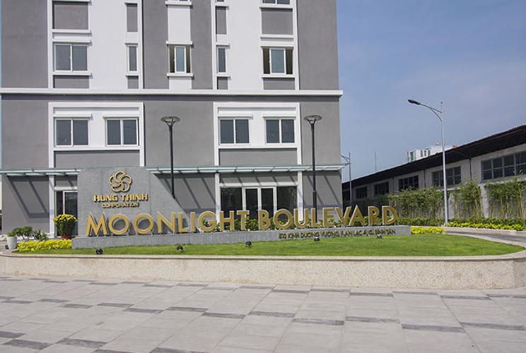 Mặt tiền Moonlight Boulevard Shop-house Moonlight Boulevard diện tích tổng 164m2, mặt bằng sáng.