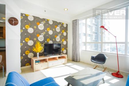 Phòng Khách căn hộ Sunrise City Bán căn hộ Sunrise City 2PN, đầy đủ nội thất, diện tích 105m2, view hồ bơi và thành phố