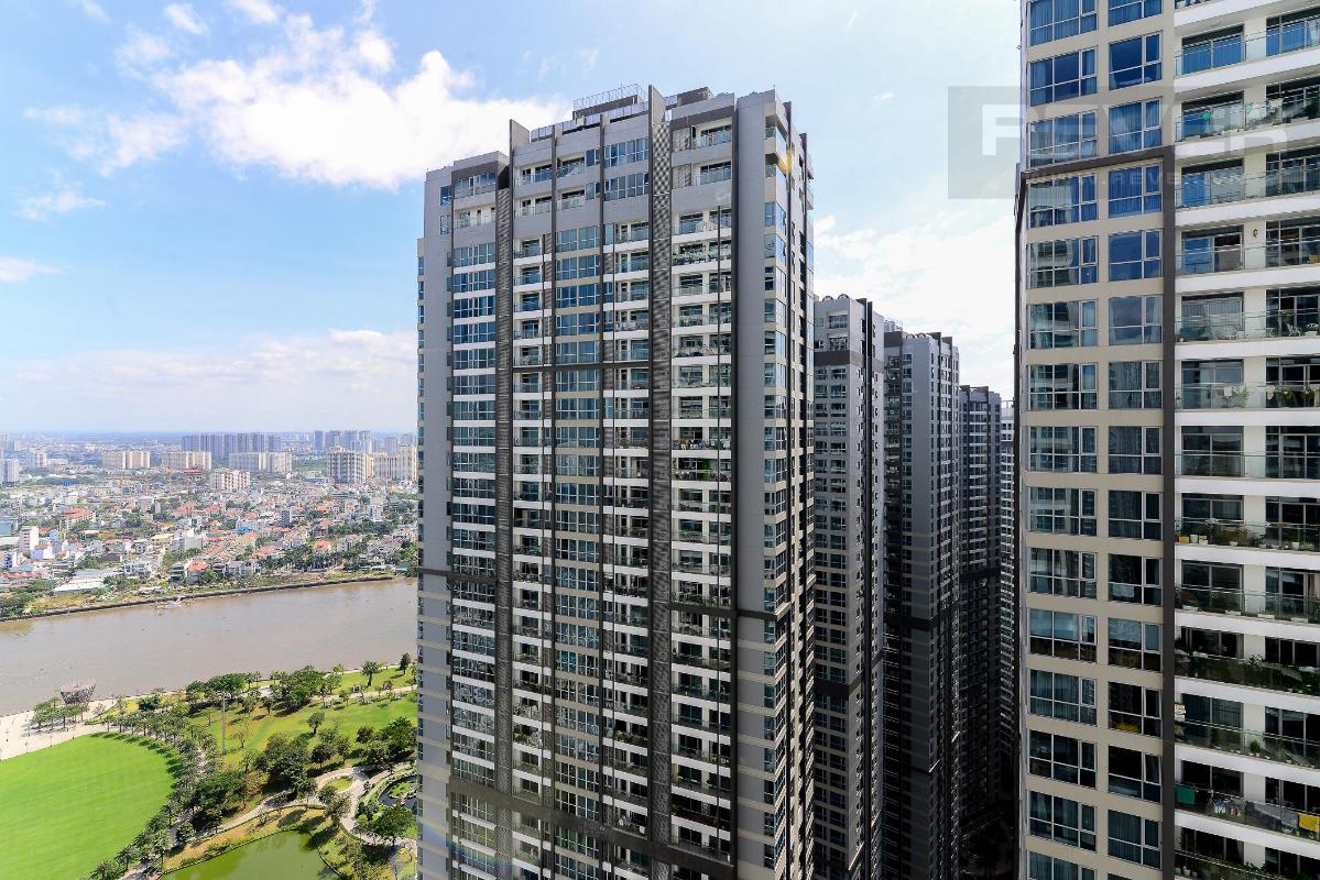 can-ho-vinhomes-central-park Cho thuê căn hộ Vinhomes Central Park 1PN, đầy đủ nội thất, ban công hướng Nam, view mé sông 