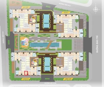 mặt bằng căn hộ q7 saigon riverside Căn hộ Q7 Saigon Riverside nội thất cơ bản, view thoáng mát.