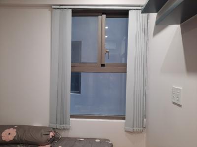 Phòng ngủ SSR Căn hộ Saigon South Residence, ban công hướng Nam, đầy đủ nội thất