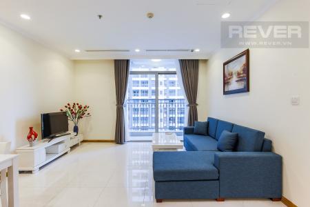 Phòng Khách Căn hộ Vinhomes Central Park 1 phòng ngủ tầng trung C1 view sông