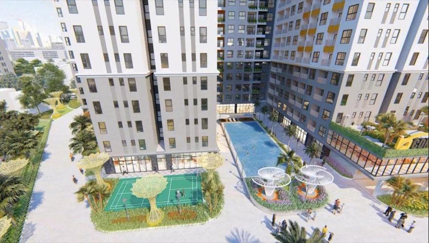 Tổng quan nội khu Bcons Green view Căn hộ Bcons Green View tầng trung, hướng Tây Bắc.