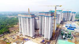 Tin ảnh: Cất nóc tòa tháp đầu tiên dự án Vinhomes Grand Park Quận 9