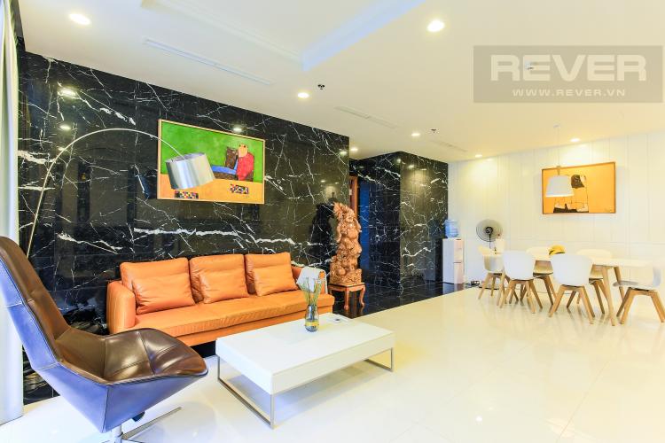 Phòng khách Căn góc Vinhomes Central Park tầng cao Central 3 view sông