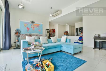 Phòng Khách Căn hộ The Estella Residence tầng cao 3A, 3 phòng ngủ, đầy đủ nội thất