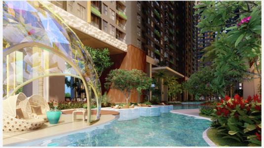 Hồ bơi Căn hộ RIVER PANORAMA Bán căn hộ River Panoroma 2PN, diện tích 50.2m2, tầng cao, bàn giao Quý 3/2020