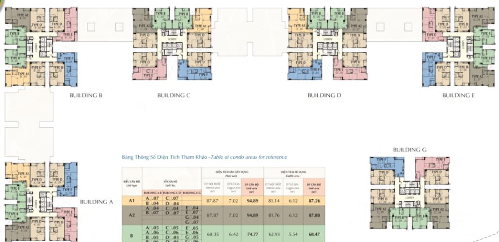 Mặt bằng căn hộ Saigon South Residence Căn hộ Saigon South Residence tầng cao, đầy đủ nội thất hiện đại.
