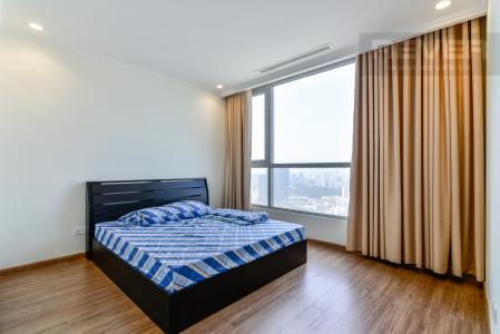 Phòng Ngủ 1 Căn hộ Vinhomes Central Park 2 phòng ngủ tầng cao C3 nội thất đầy đủ