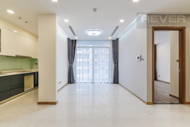 Phòng Khách Căn hộ Vinhomes Central Park 2 phòng ngủ tầng cao Park 3 view sông