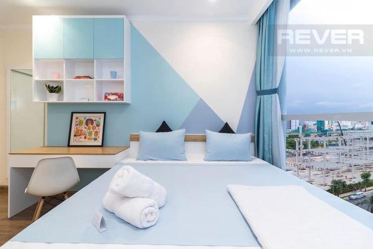 Phòng ngủ Bán căn hộ 1 phòng ngủ Vinhomes Central Park, tháp Landmark 5, đầy đủ nội thất, ban công Đông Bắc thoáng mát
