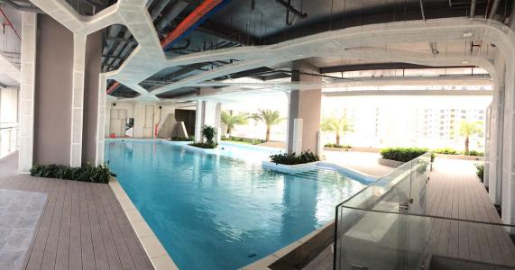 Hồ bơi căn hộ De Capella Căn hộ De Capella tầng trung, block A - 2 phòng ngủ, đầy đủ nội thất