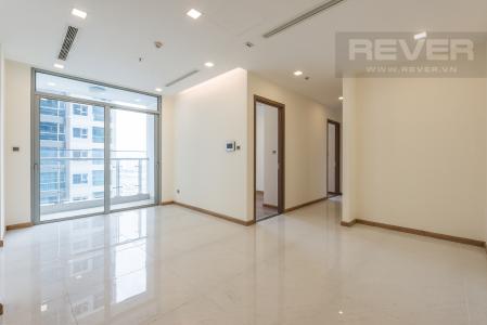 Phòng khách Căn hộ Vinhomes Central Park 3 phòng ngủ tầng cao P3 view sông