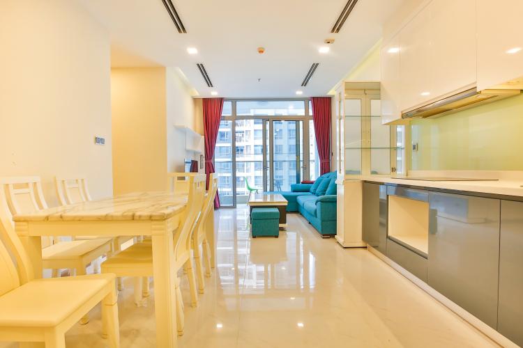 Không gian căn hộ Căn hộ Vinhomes Central Park tầng cao Park 1 thoáng mát