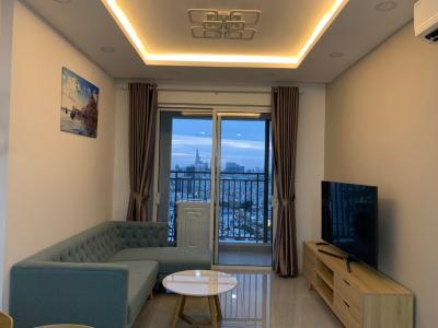 Phòng khách , Căn hộ Sunrise Cityview , Quận 7 Căn hộ Sunrise City View tầng 25 view thành phố thoáng mát, đầy đủ nội thất.