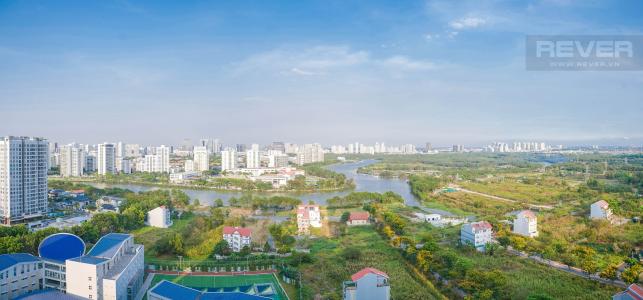 View nhìn từ vườn treo khu căn hộ SAIGON SOUTH RESIDENCE Bán căn hộ Saigon South Residence 2PN, diện tích 71m2, đầy đủ nội thất, view nội khu