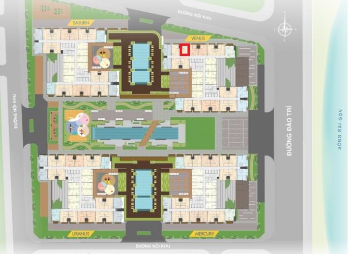 Mặt bằng căn hộ Q7 Saigon Riverside Bán căn hộ Q7 Saigon Riverside tầng cao view sông Sài Gòn.