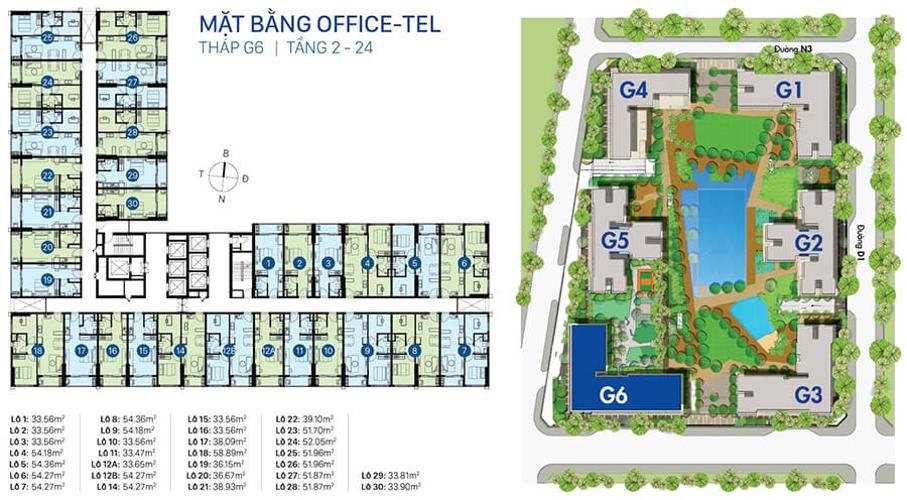 Sunrise Riverside - mat-bang-officetel-sunrise-riverside