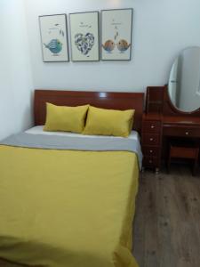 Phòng ngủ  căn hộ Sky Garden Căn hộ Sky Garden đầy đủ nội thất, view thành phố thoáng mát.