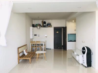 Phòng khách căn hộ Galaxy 9 Bán căn hộ tầng cao Galaxy 9, Quận 4, thiết kế hiện đại, đầy đủ nội thất.